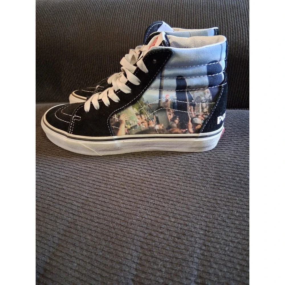 Vans Sk8-Hi MOCA Sneakers Frances Stark POETS ON THE PYRE- Men's 6 Women's 7.5‎